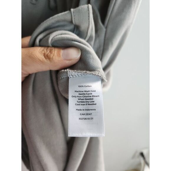 NWT Haven Well Within By Talbots Grey Jersey Knit Midi Overall Dress size Medium - Picture 12 of 12